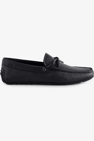 HUGO BOSS Grain Pebbled Leather Drivers MoccasinsEU 42 (UK 8)