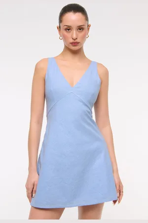 Abercrombie & Fitch V-Neck Mini Dressxlarge