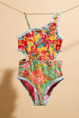River Island Girls Cut Out Swimsuit146152cm