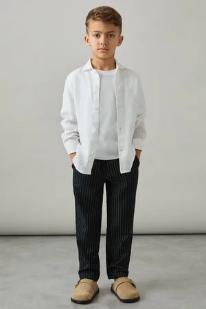 Reiss Andros Linen-Blend Drawstring Trousers98104cm