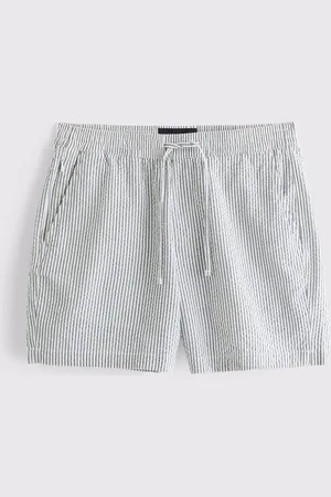 Abercrombie & Fitch 100% Cotton Pull-on Stripe Shortsxsmall