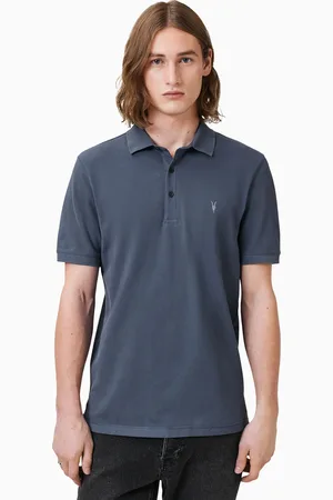 AllSaints AllSaints Reform Short Sleeve 100% Organic Cotton Polo ShirtLarge