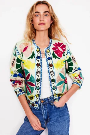 Boden Embroidered Linen Jacket36