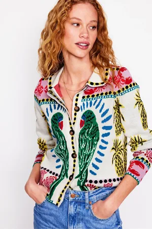 Boden Jacquard Knitted Shacketmedium