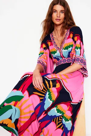 Boden Maya kimono jersey maxi-jurk46