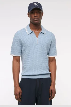 Abercrombie & Fitch Zip Polo Shirtmedium