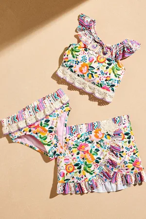 River Island Girls Bikini Skirt Set8086cm