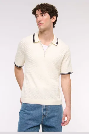 Abercrombie & Fitch Zip Polo Shirtxsmall