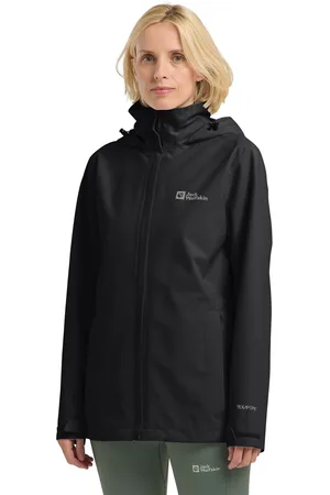 Jack Wolfskin Womens Trailtime 2L Waterproof Black Jacketsmall
