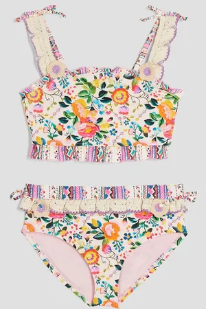 River Island Girls Crochet Bikini146152cm