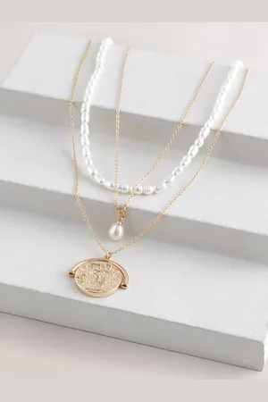 Next Pearl 4 Layer Necklaceeen