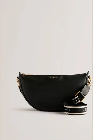 Ted Baker Essina Webbing Leather Half Moon Crossbody BagEén