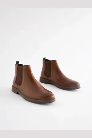 Next Waxy Leather Chelsea BootsEU 41 (UK 7)