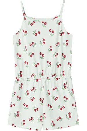 NAME IT Cherry Print Cotton Playsuit116122cm
