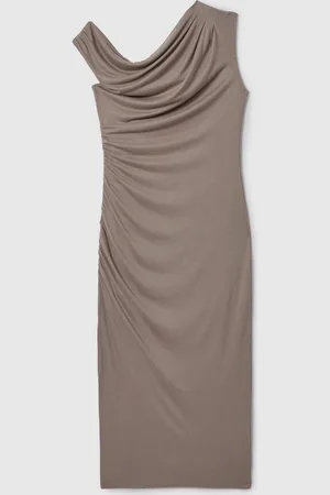 Reiss Fern bodyconmidi-jurk met rimpelingL