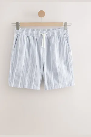 Next 100% Cotton Drawstring Waist Stripe ShortsMedium