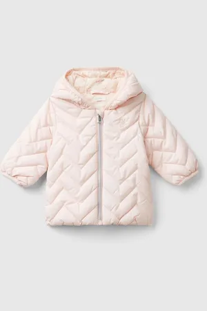 Benetton 100% katoenen, gewatteerde pufferjas voor baby