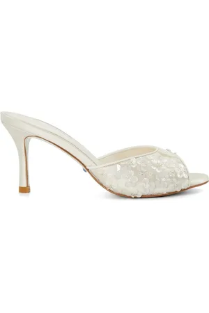 Dune Minimoon Bridal Kitten Heel MulesEU 39 (UK 6)