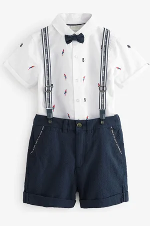 Ted Baker Shirt Shorts and Braces Set122128cm