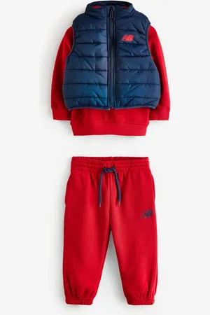 New Balance Set met sweatshirt, joggingbroek en bodywarmer voor babyjongens24 maanden (92 cm)