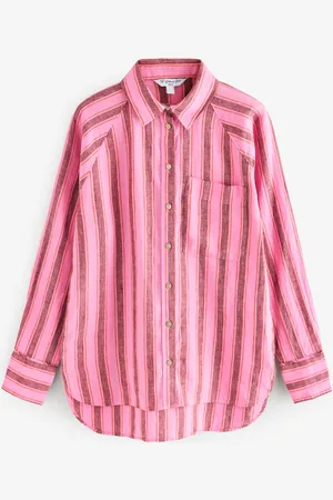 Next 100% Linen Button Down Relaxed Long Sleeve Shirt36