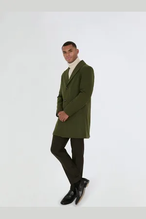 Harry Brown Josh Wool Melton Overcoat50 Standaard (UK 40 R)