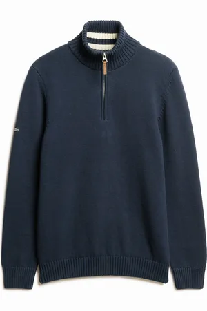 Superdry 100% Cotton Classics Knit Henley JumperXL