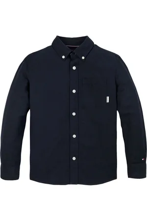Tommy Hilfiger Relaxed Linen Blend Long Sleeve Shirt166168cm