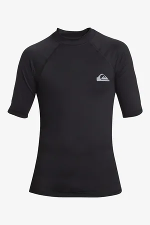 Quiksilver Youth surfhemdje met korte mouwen en UPF50-ruit voor jongens14 Jaar (164cm)