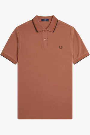 Fred Perry Polo met tweekleurig gestreept randjeX-large