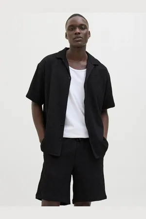 JACK & JONES Overhemd met korte mouwen en textuurxxlarge