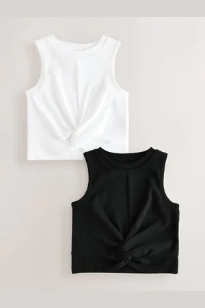 Next Wrap Front Rib Vests 2 Pack (3-16yrs)152158cm