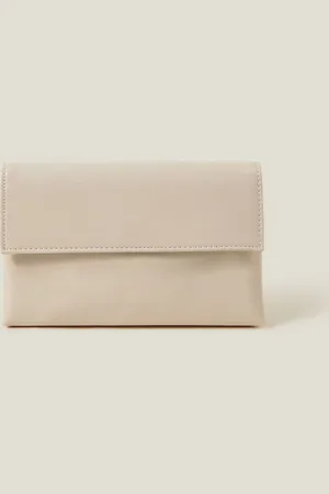 Accessorize Patent Fold-Over Clutch Bageen
