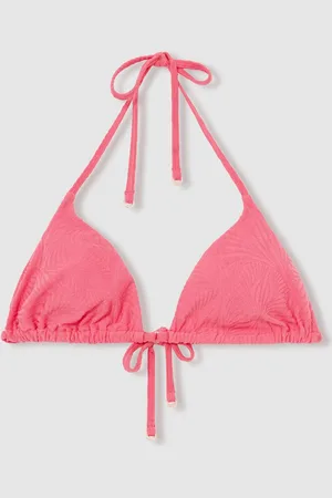 Reiss Harley Textured Triangle Bikini Top36