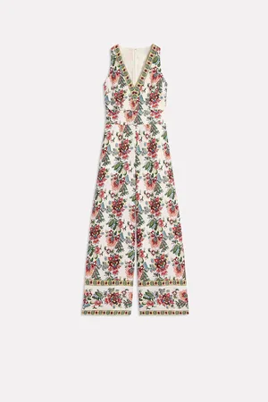 Boden V-Neck Linen Jumpsuit38