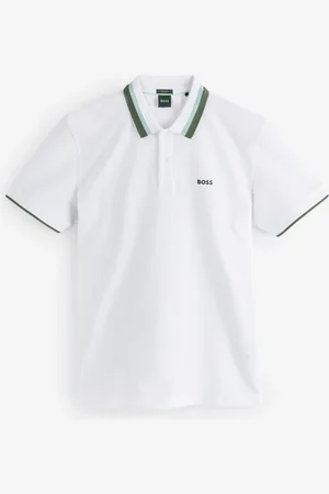 HUGO BOSS Golf Cotton Paddy Contrast Detail Regular-Fit Polo ShirtX-large