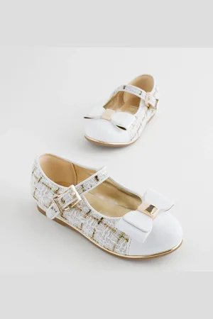 Ted Baker Mary Jane witte meisjesschoenen met strikEU 28 (UK 10)