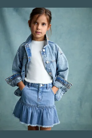 Next 100% Cotton Denim Skirt (3-16yrs)3 Jaar (98cm)