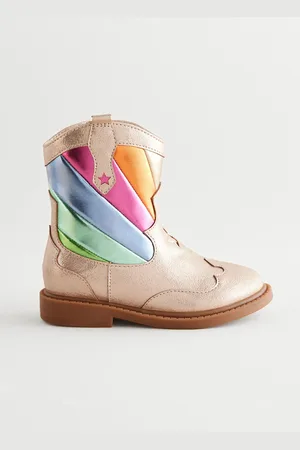 Little Bird Metallic westernlaarzen met regenboogstrepenEU 26.5 (UK 9)
