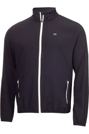 Calvin Klein Motion Blue Full Zip Windbreaker JacketLarge