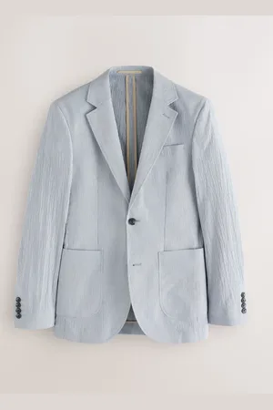 Next Slim Fit Seersucker Stripe Suit Jacket58 Standaard (UK 48 R)