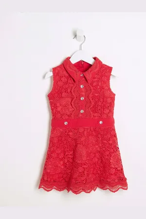 River Island Girls Lace Shirt Dress104110cm