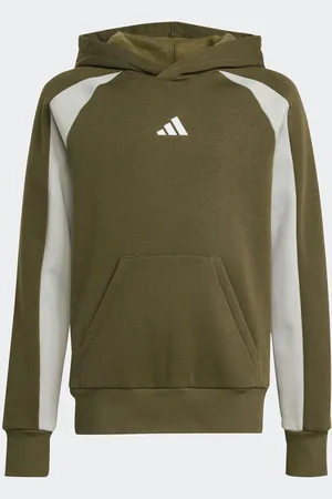 adidas Fleece hoodie met kleurvlakken15