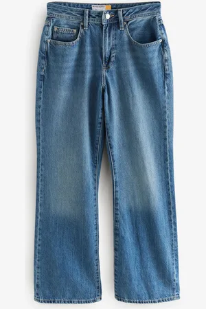 Next Hourglass Relaxed Bootcut 100% Cotton Jeans44petite