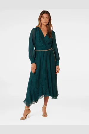 Forever New Genevieve Crinkle Midi Dress38