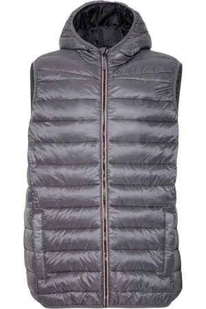 Blend Bodywarmer met capuchon van gemengde stofXL