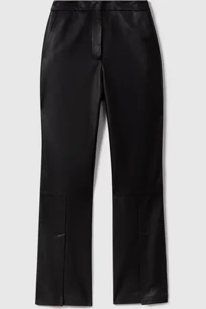Reiss McLaren F1 leren broek met split aan voorzijde36