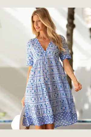 ASPIGA Santorini 100% katoenen jurkXL