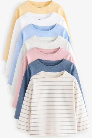 Next Set van 7 T-shirts met lange mouwen (3 mnd-7 jr)98104cm