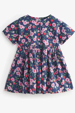 Next Cath Kidston Floral Relaxed Cotton 100% Cotton Dress (3mths-8yrs)116122cm